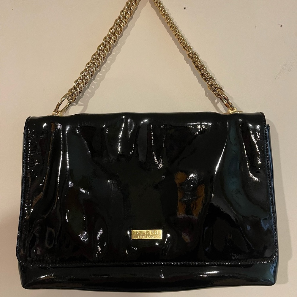 Halston Heritage patent leather bag